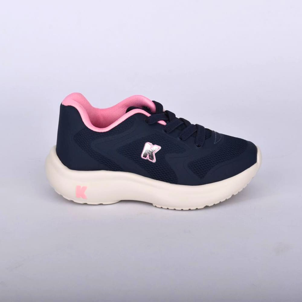 Tênis Kidy Nuvem Marinho e Rosa