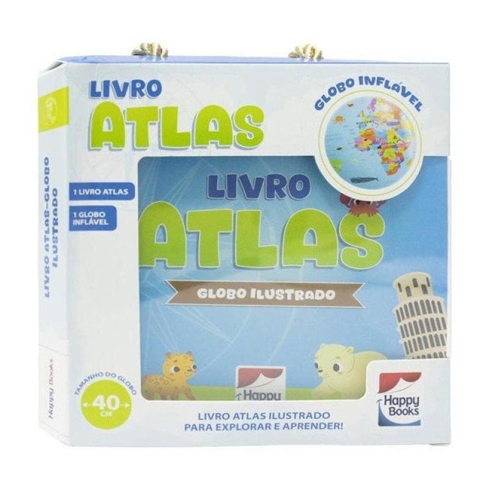Livro Atlas-Globo Ilustrado