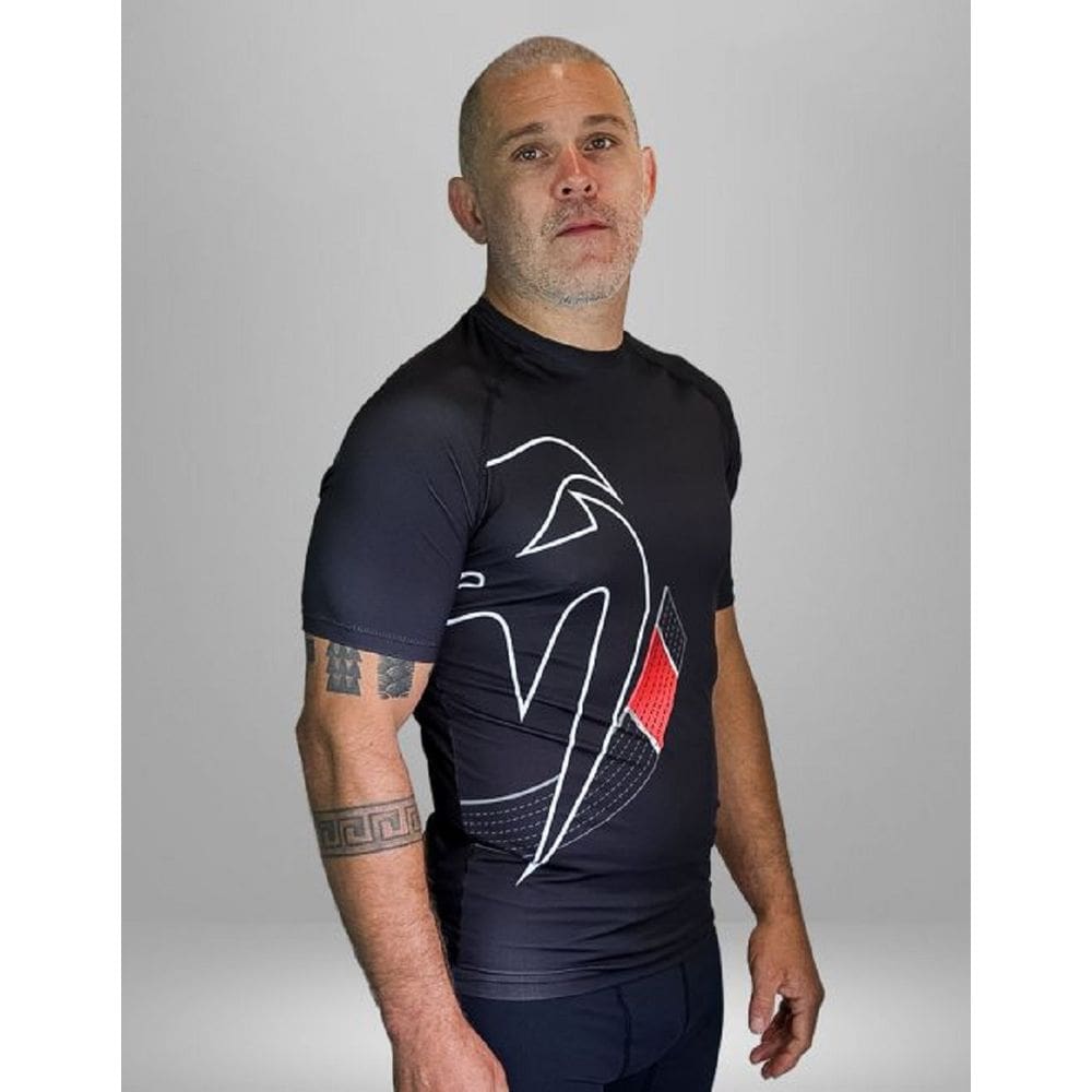 Rashguard Manga Curta Venum Black Belt Dark
