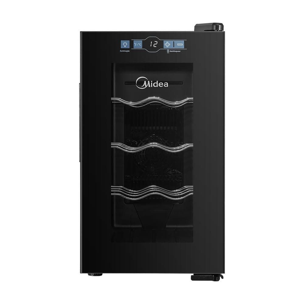 Adega Climatizada Midea 8 Garrafas MDRW053FGGGL3 Bivolt