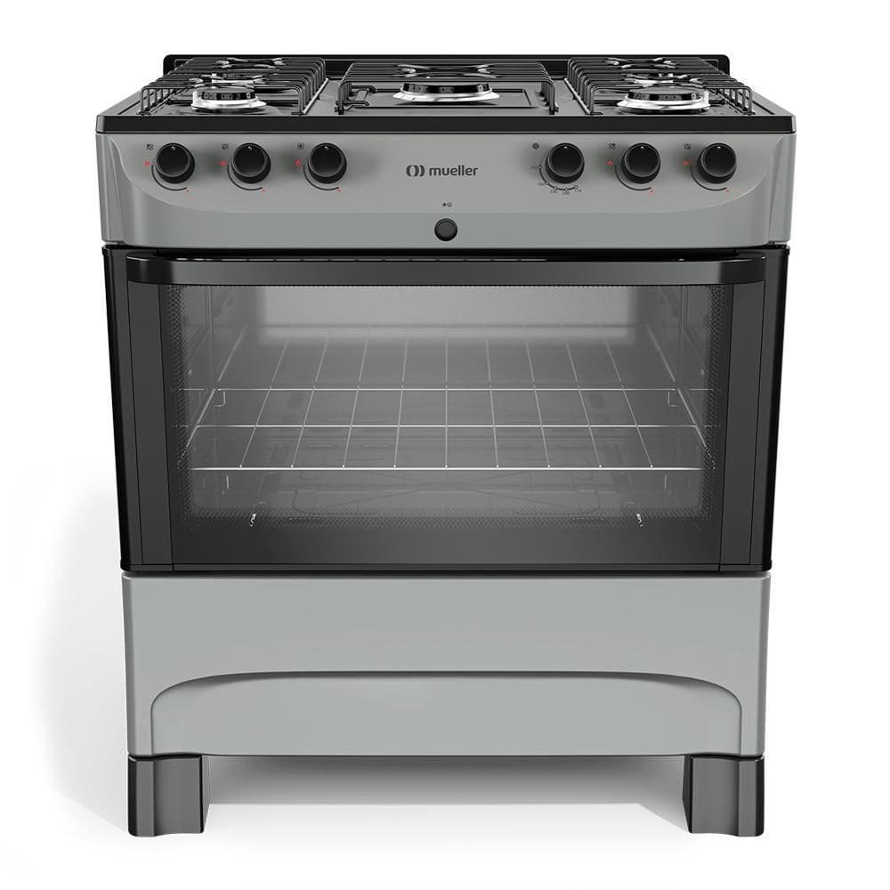 Fogão Mueller Titânio 5B Com Mesa Esmaltada Mfi5bc