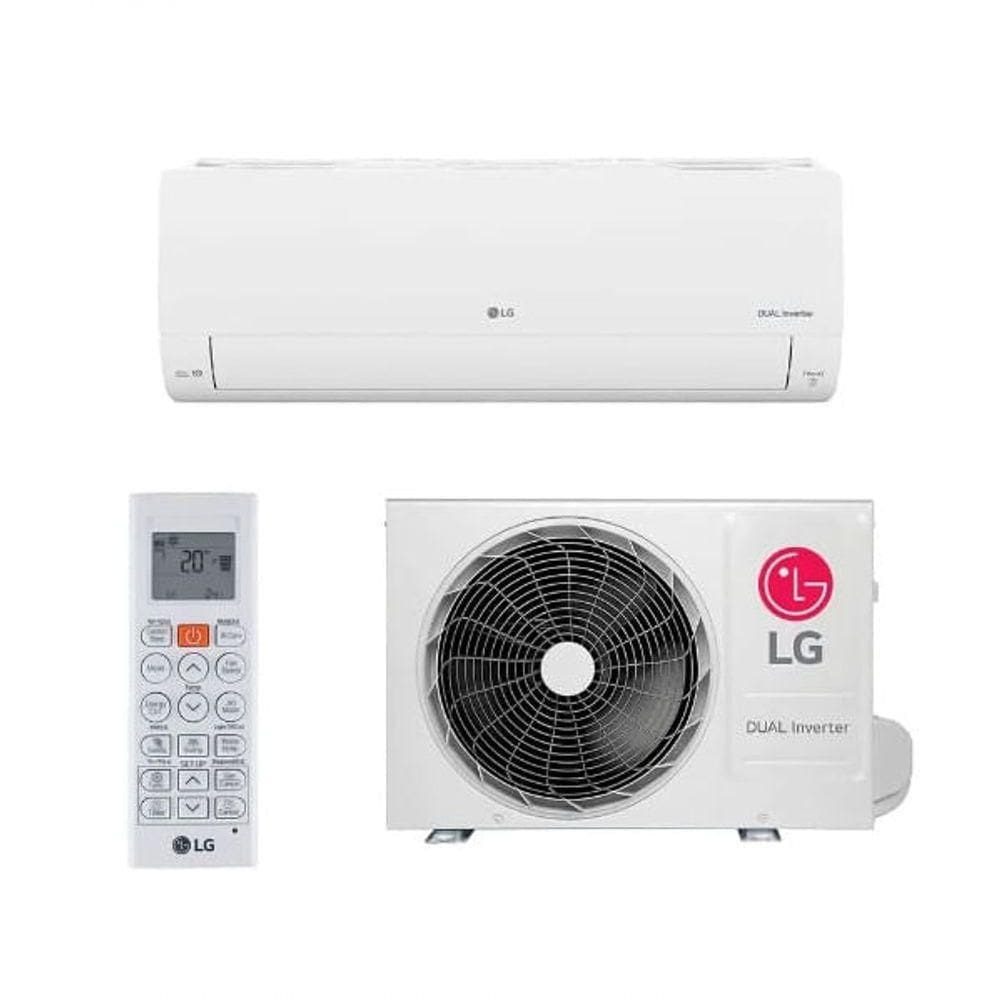 Ar Condicionado Split Hi Wall LG Inverter Smart Voice AI 12.000 Btus Frio 220V R-32