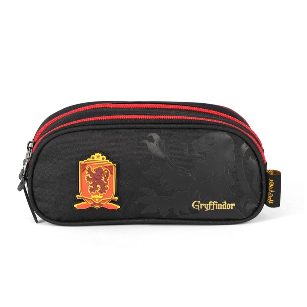 Estojo Infantil Feminino Preto Harry Potter 2 Repartições