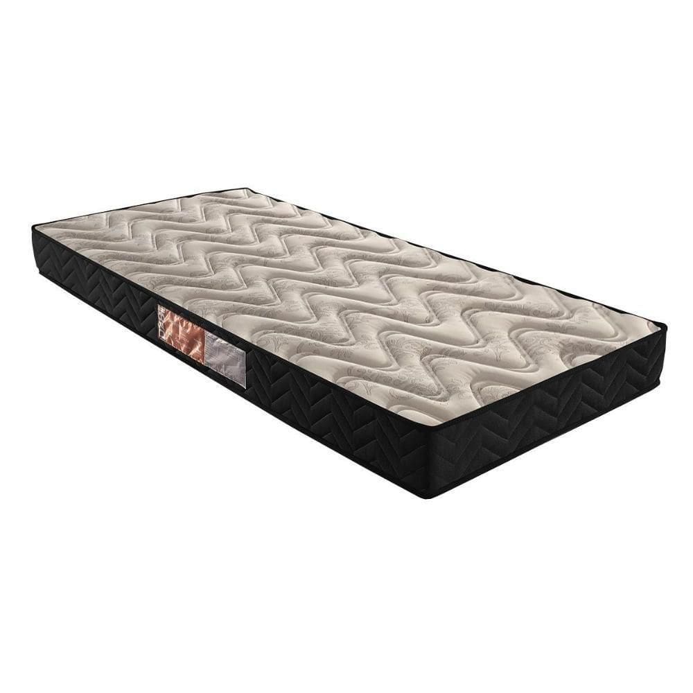 Colchão Solteiro Espuma D28 Pasquale Black (78x188x25) - Paropas