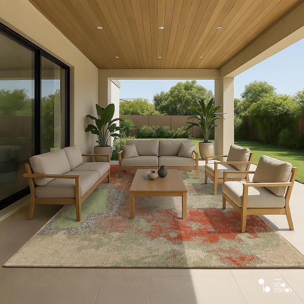 Tapete Elemento Aqua 250x350cm Tapetes São Carlos