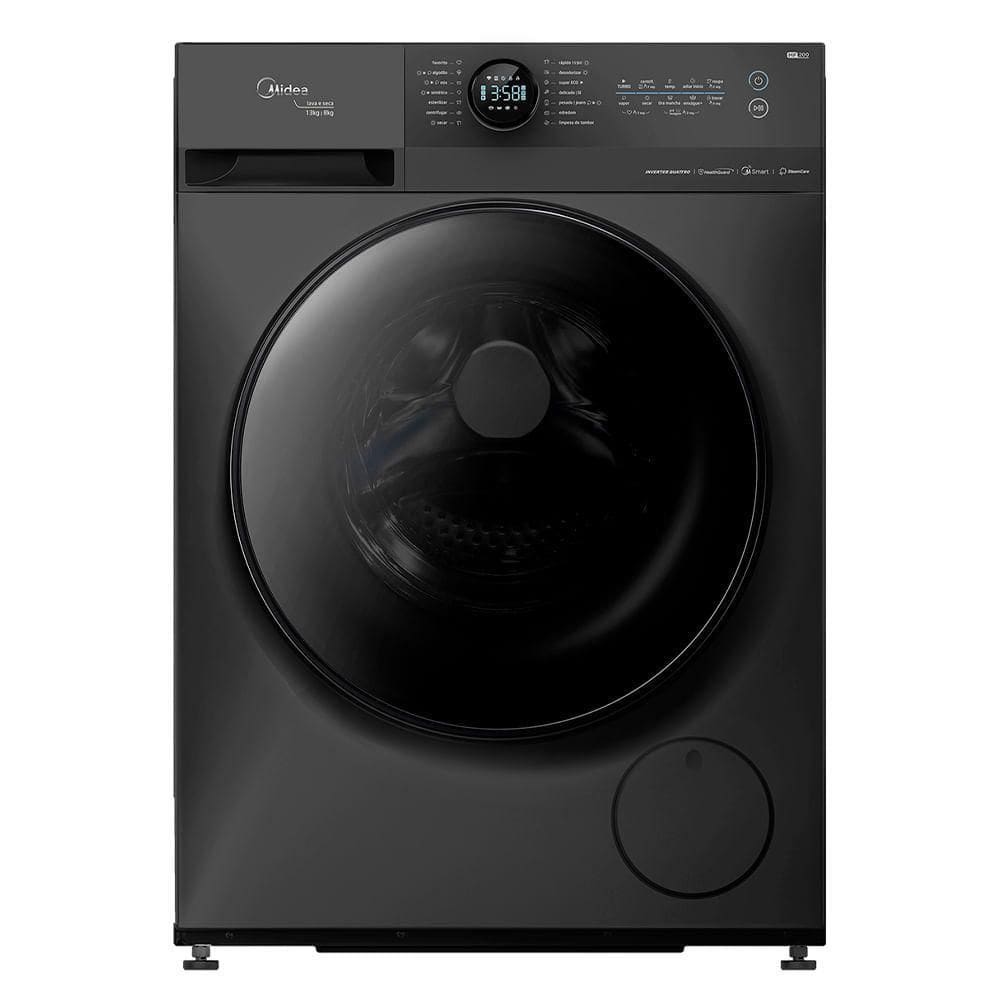 Lava e Seca 13KGMidea Healthguard Titanium Conectada MF200D130WB/GK-01110V