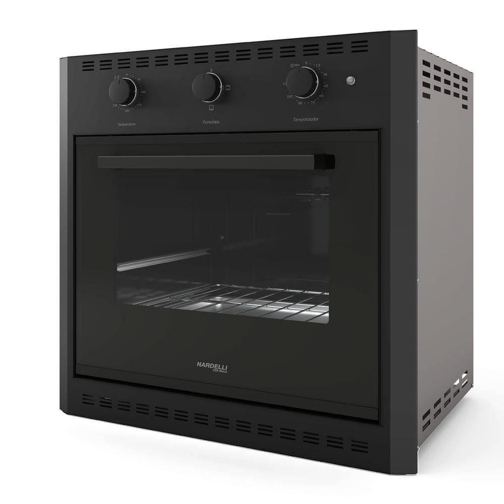 Forno Elétrico De Embutir 60 Litros Nardelli Black E60 Preto 220V