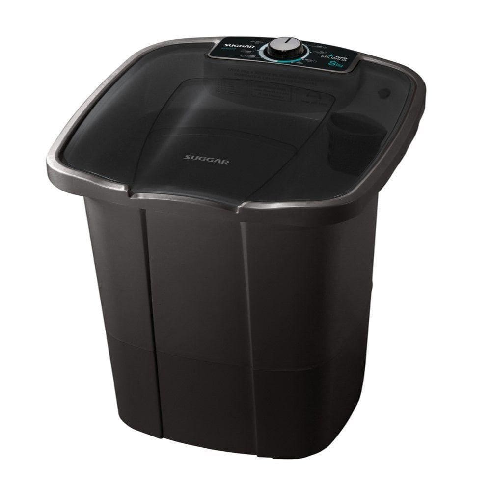 Lavadora De Roupas 8kg AL8002PT 400W Suggar Preto 220V
