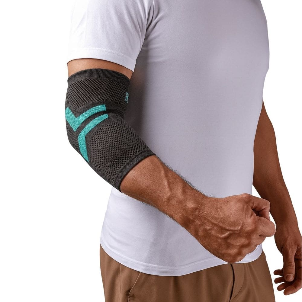 Protetor de Cotovelo Linha Pro Cinza N1