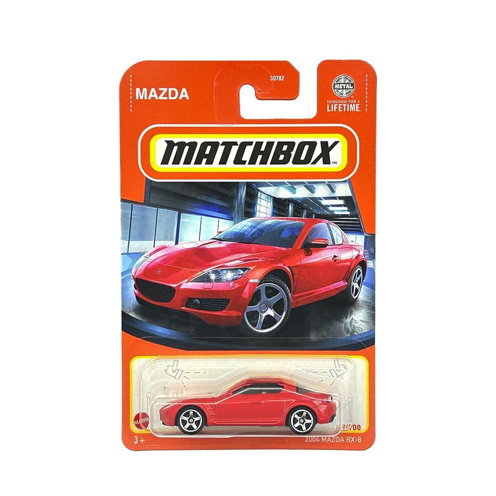 Miniatura Carro 2004 Mazda RX-8 1:64 Matchbox