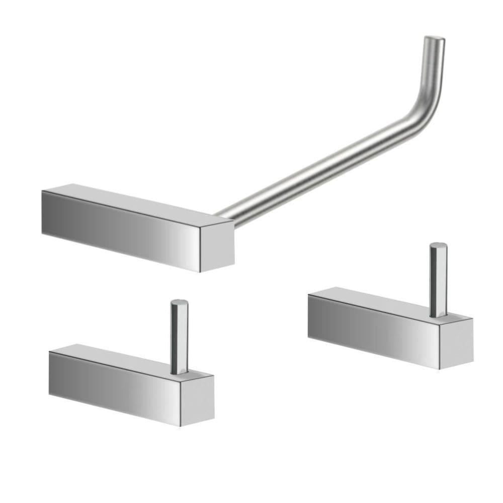 Kit Acessórios Para Banheiro Escovado 3 Peças 2010Tr