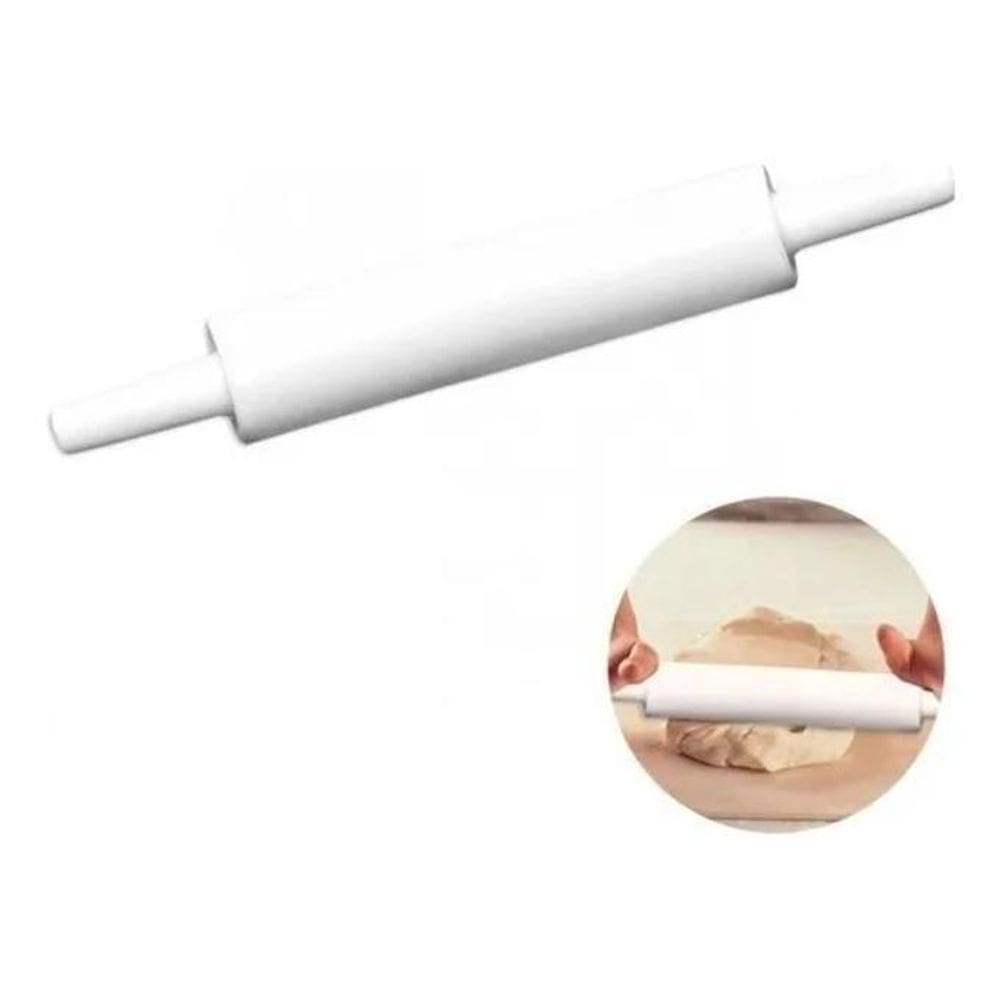 10X Rolo Plástico Giratório Para Pizza Pão Pastel Massa Sal