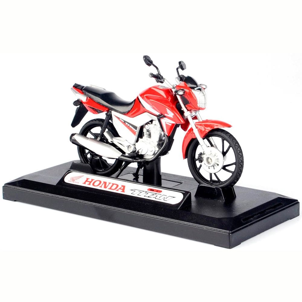 Miniatura Moto Honda CG Titan 160 2016 1:18 California Toys