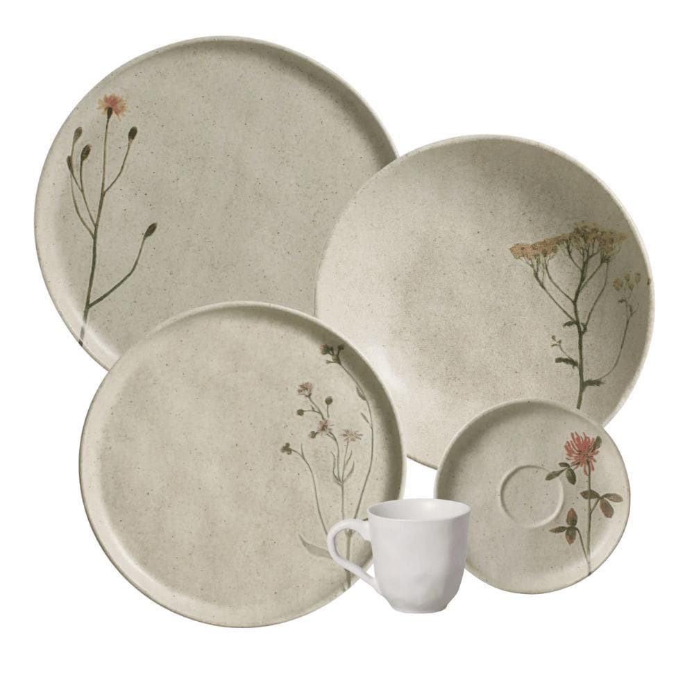 Aparelho De Jantar Jogo 30 Peças Bio Campestre Porto Brasil