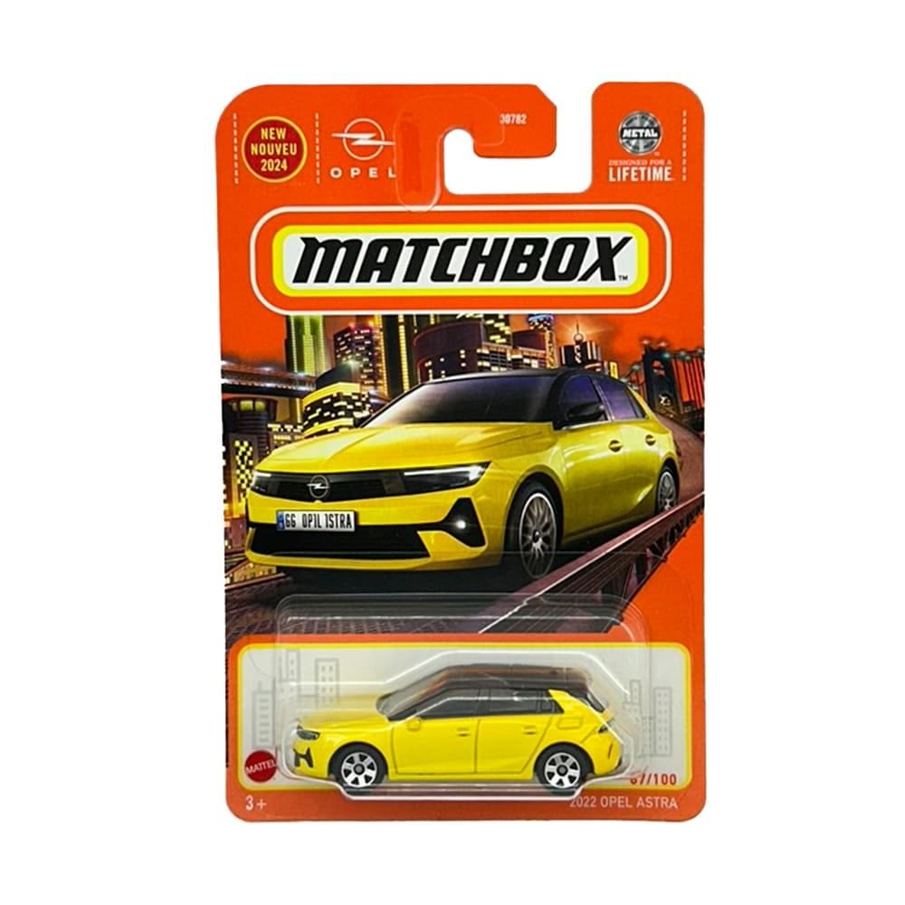 Miniatura Carro 2022 Opel Astra 1:64 Matchbox