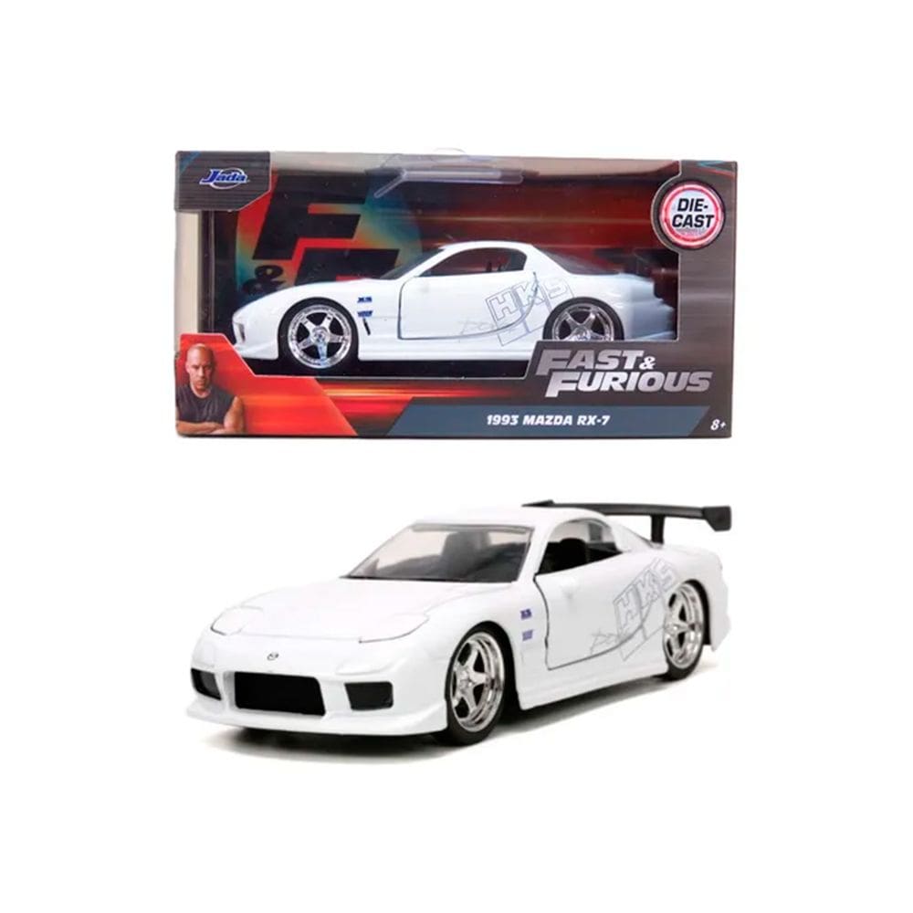 Miniatura 1993 Mazda RX-7 HKS Velozes e Furiosos 1:32 Jada