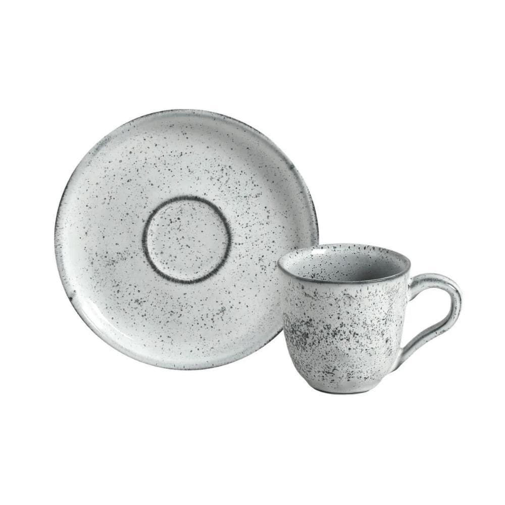 Xicara De Café Chá Com Pires 120Ml Bio Echo Porto Brasil