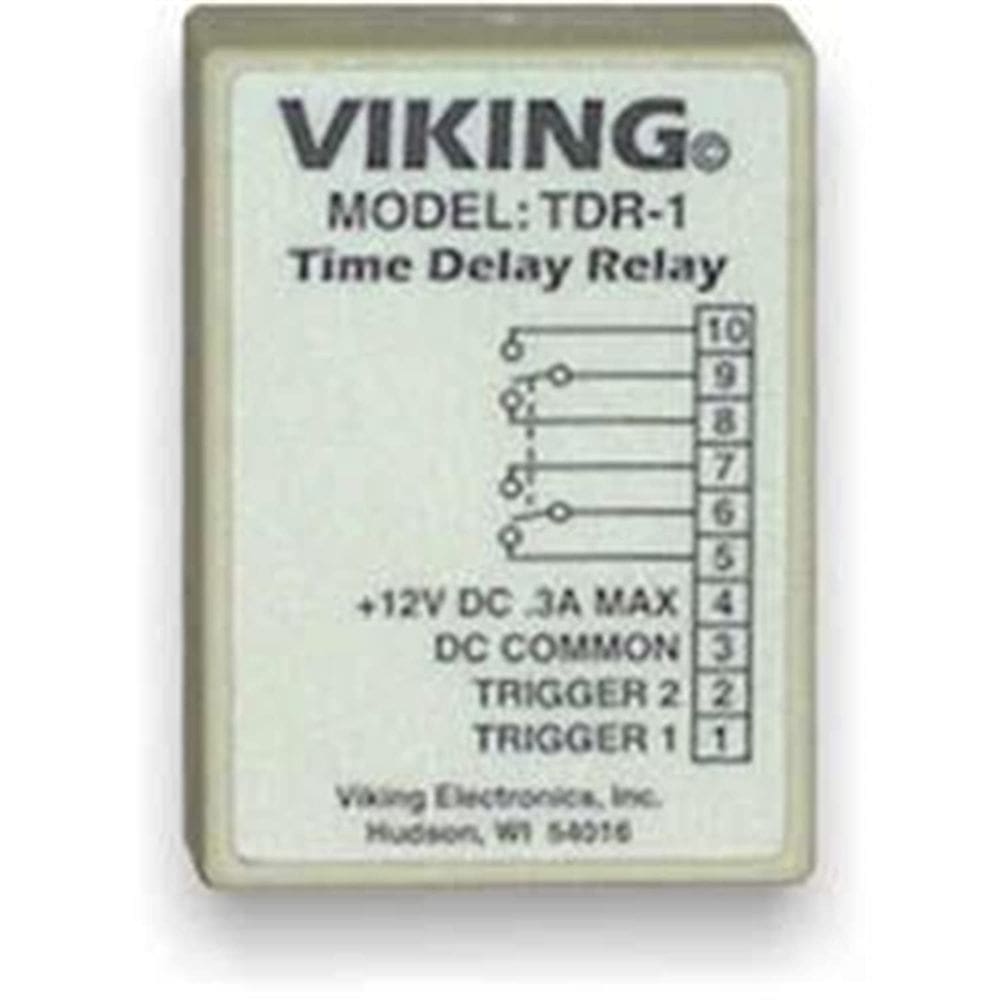 Relé de retardo de tempo Viking TDR-1 programável 8 vezes