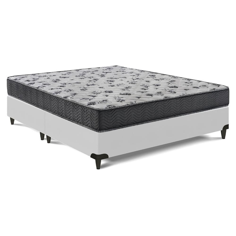 Cama Box e Colchão Iso 100 D33 - Queen  (158x198)- Ortobom