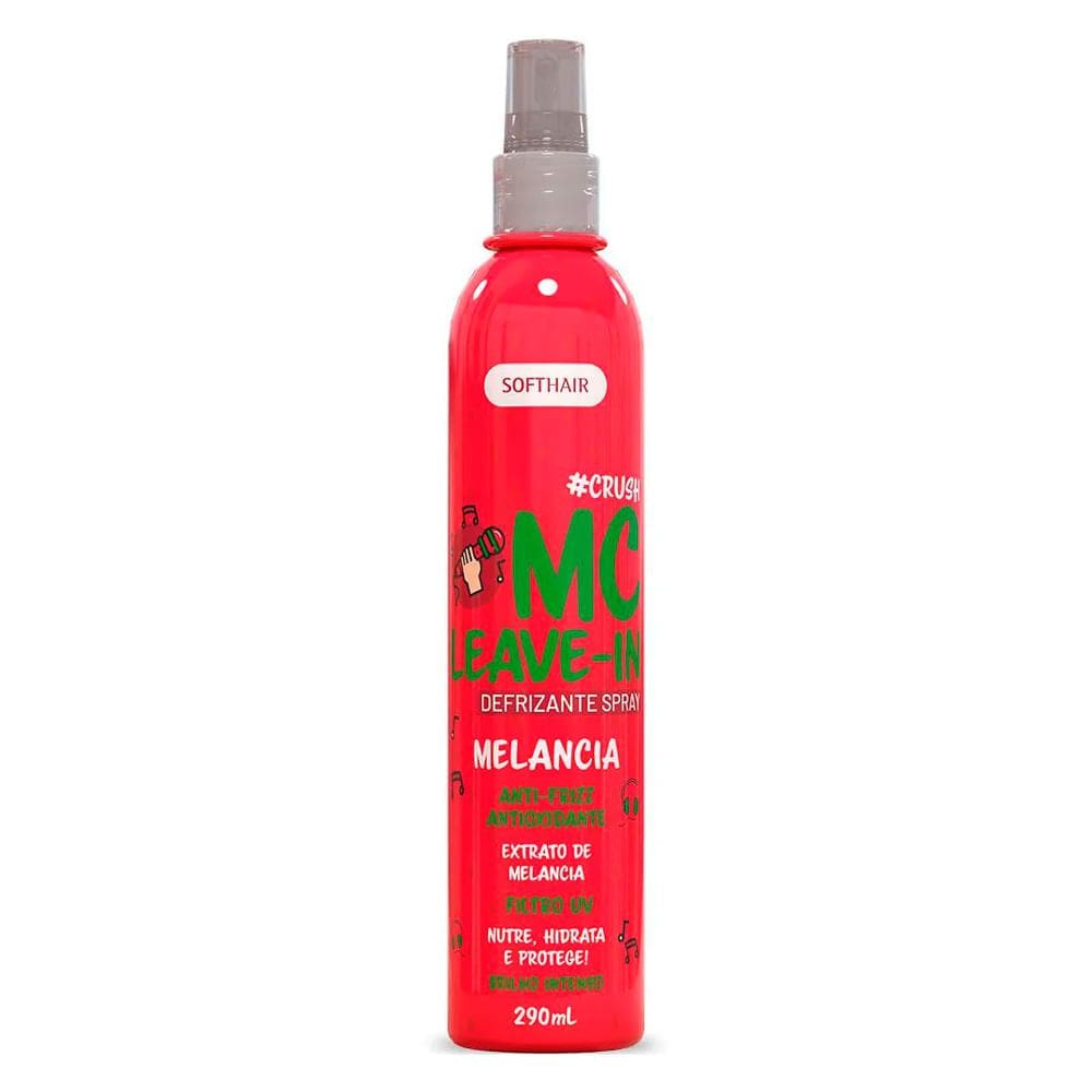 Leave-In SoftHair MC Melancia Defrizante #Crush Spray 290ml