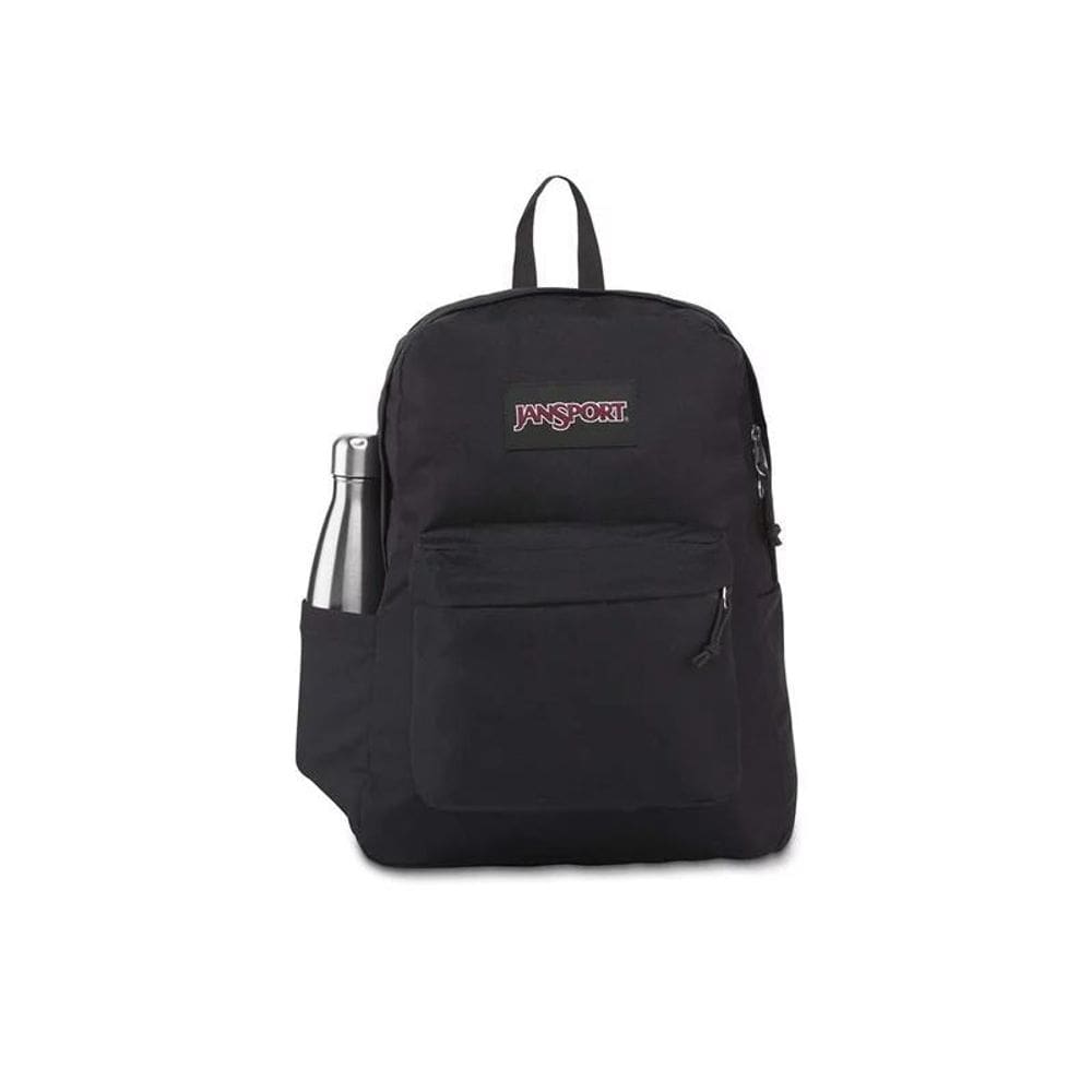 Mochila Super Break Plus Jansport Preta - Único - Preto