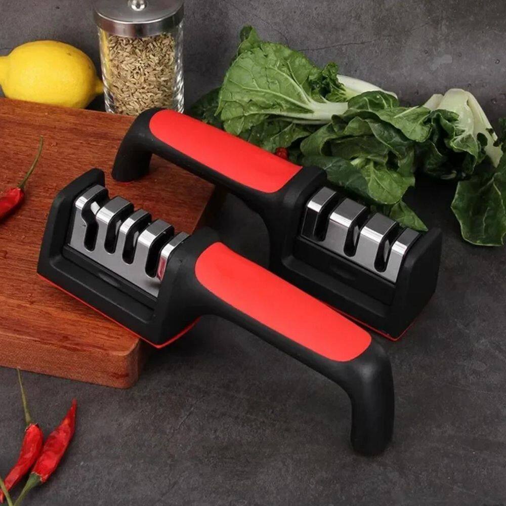 Amolador De Facas 3 Opções Fio Inox Afiador