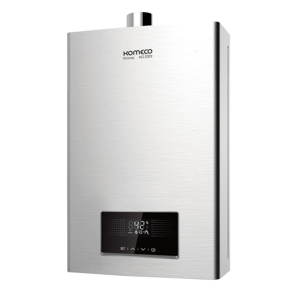 Aquecedor de Água a Gás Komeco GN 33 Litros Prime - Inox