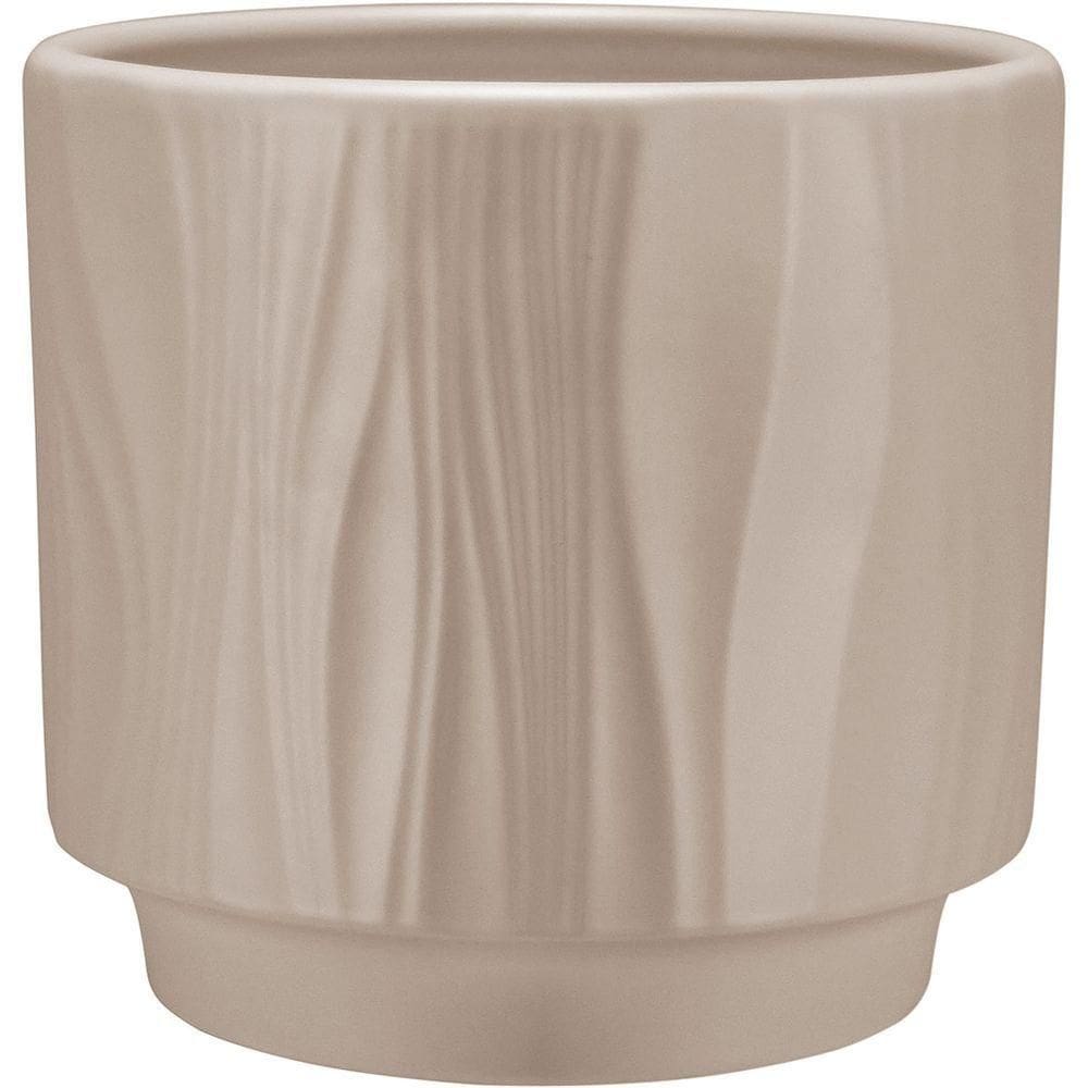 Cachepô Vaso Decorativo Planta Home&co Cerâmica Bege