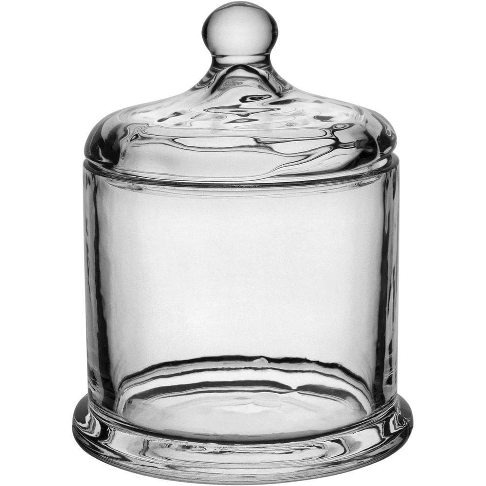 Potiche Redondo Bomboniere Home&co Com Tampa Vidro