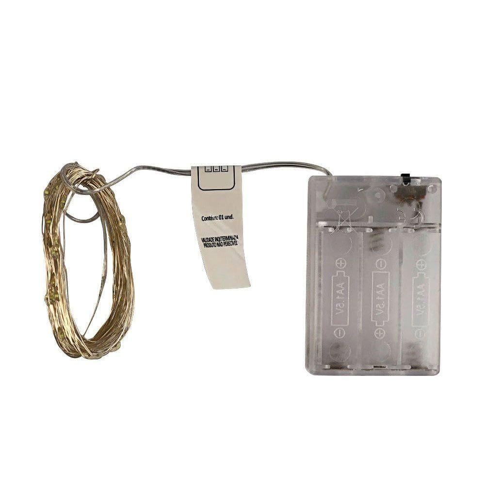 Fio De Fada Led Decoração Cordão De Luz 5 Metros Natal - Colorido