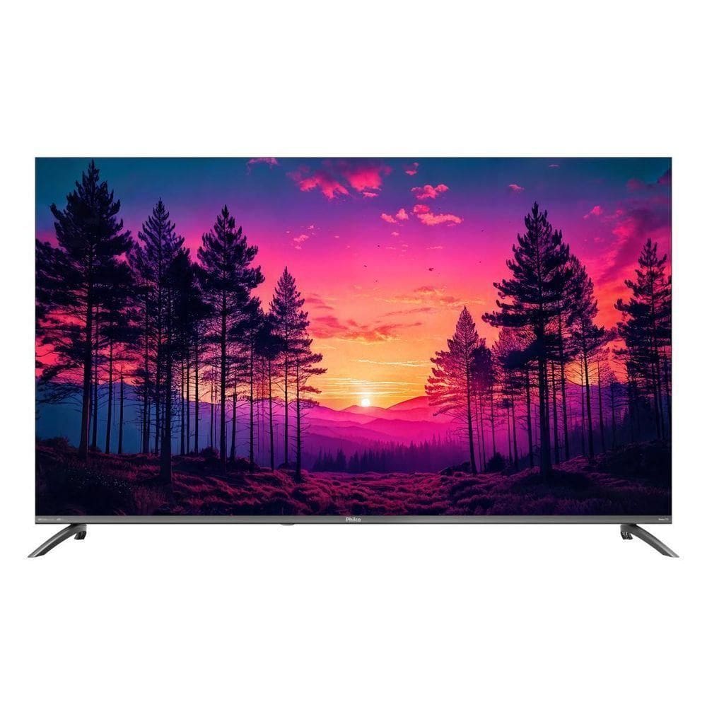 Smart TV 60” Philco QLED Roku Dolby Áudio P60CRA Bivolt