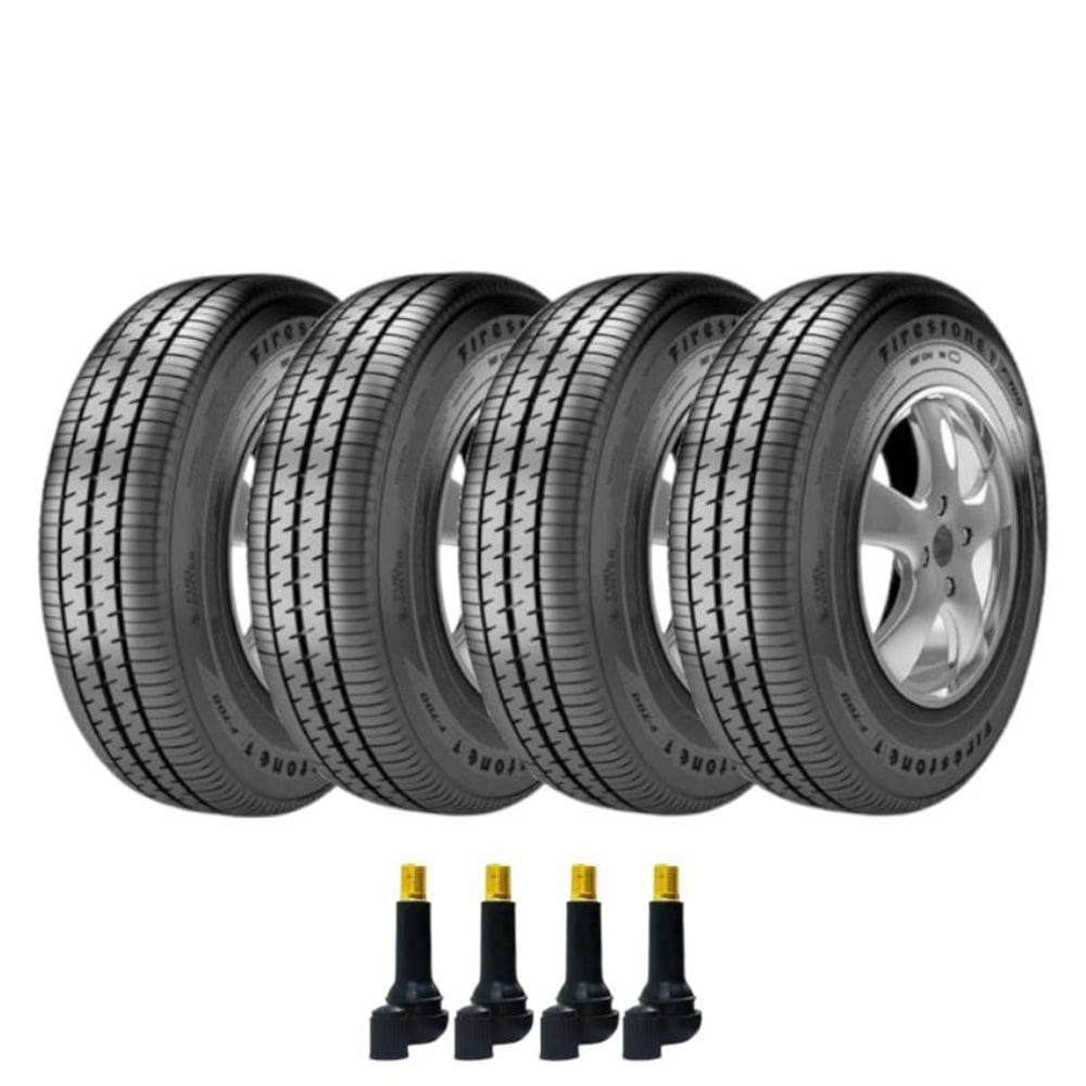 Combo 4 Pneus Siena 175/65r14 82t F700 Firestone + Bico