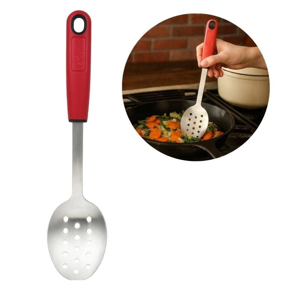 Colher Perfurada Multiuso em Inox Silicone Betty Crocker