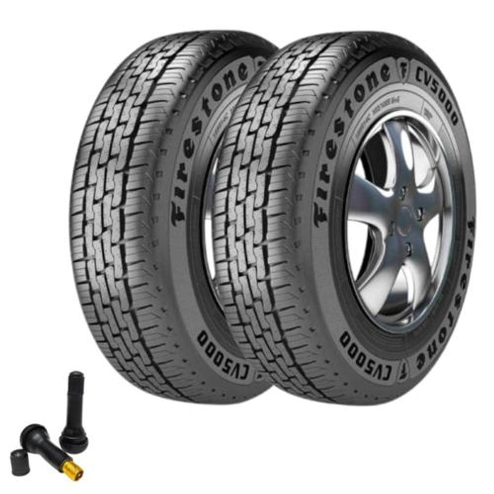 Combo 2 Pneus 195/75r16c 107/105r Cv5000 Firestone + Bico
