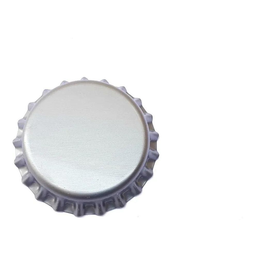 1000 Tampinhas Garrafa Cerveja Pry Off Prata