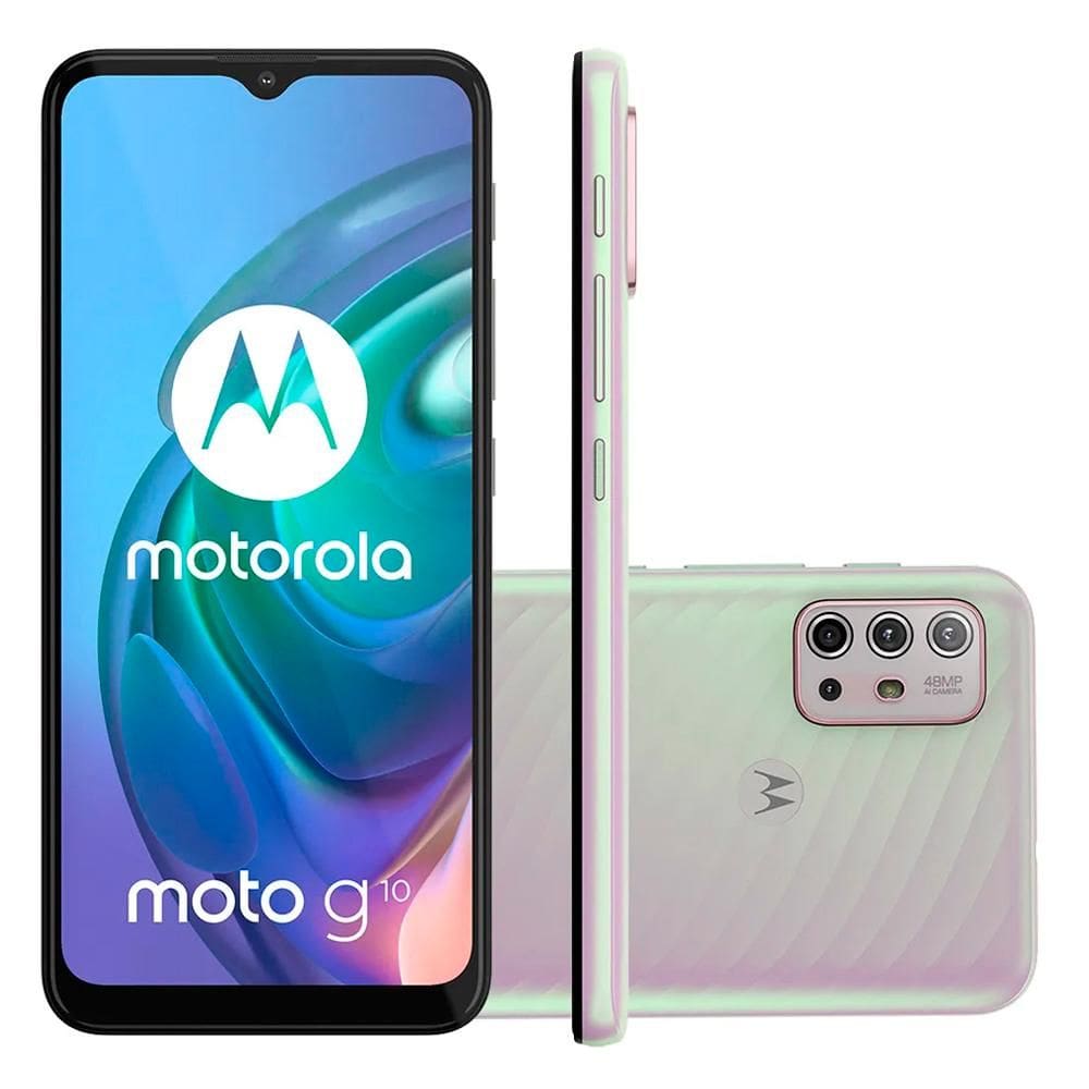 Usado: Motorola Moto G10 64GB - Perola