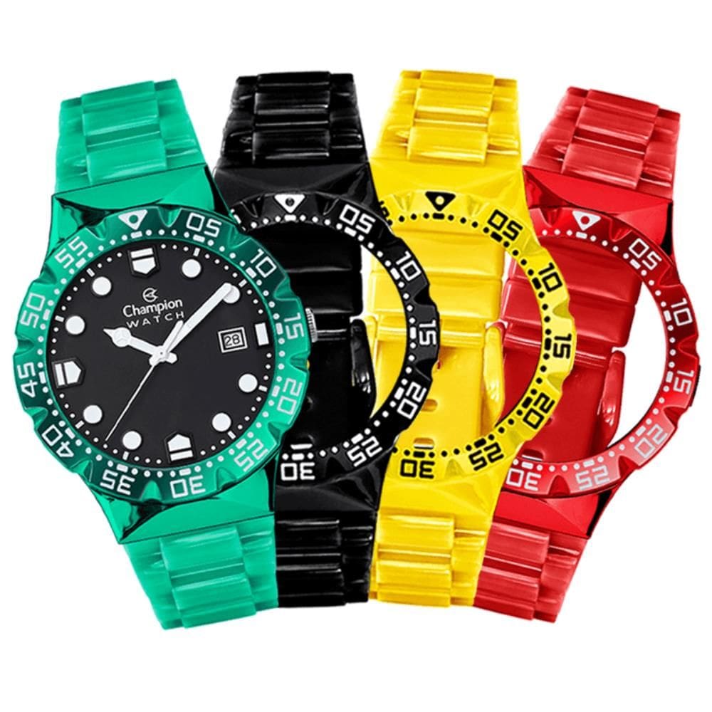Relógio Champion Watch Ref: Cp31001d Troca Pulseiras
