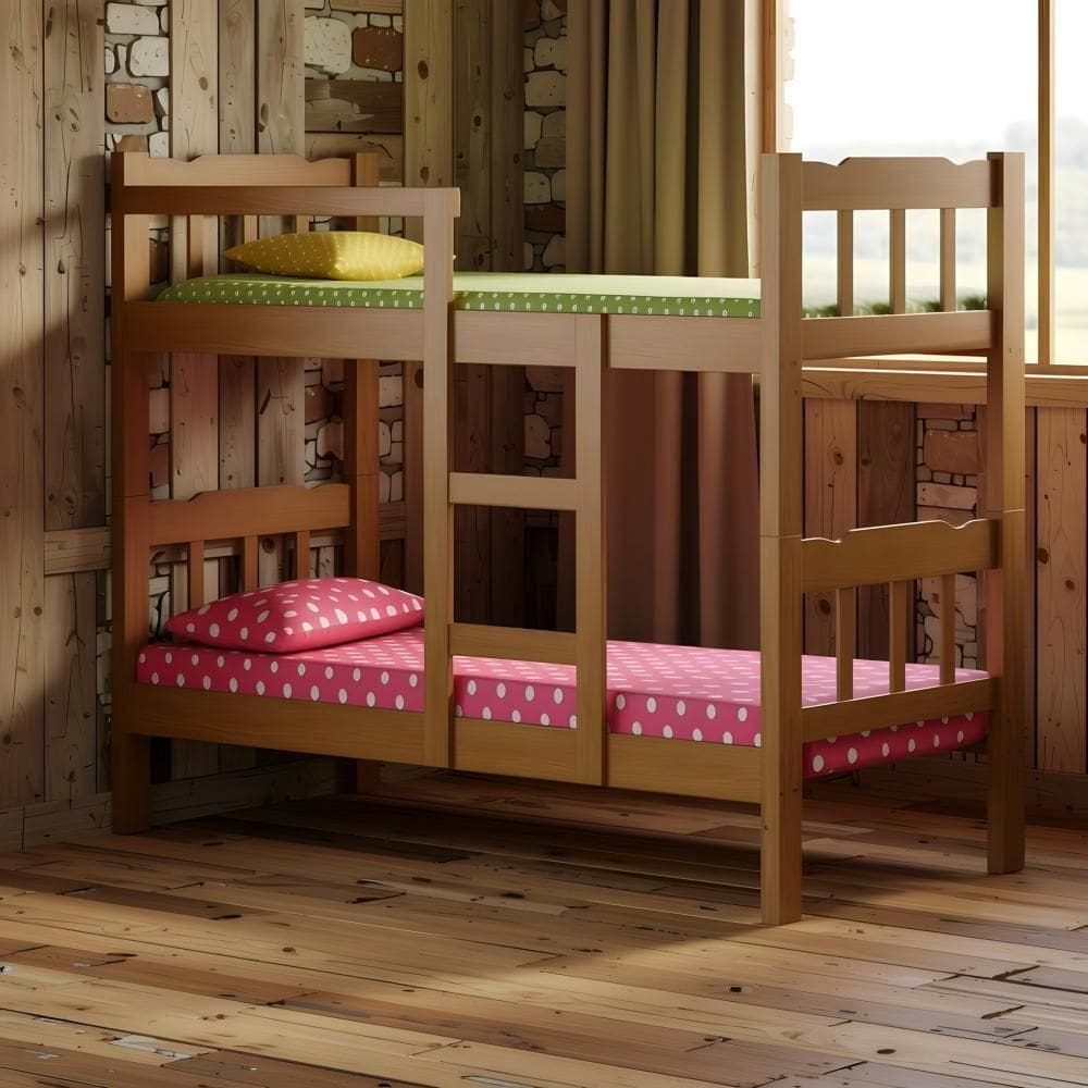 Beliche 2 Em 1 Reforçada Nogueira Em Madeira Maciça