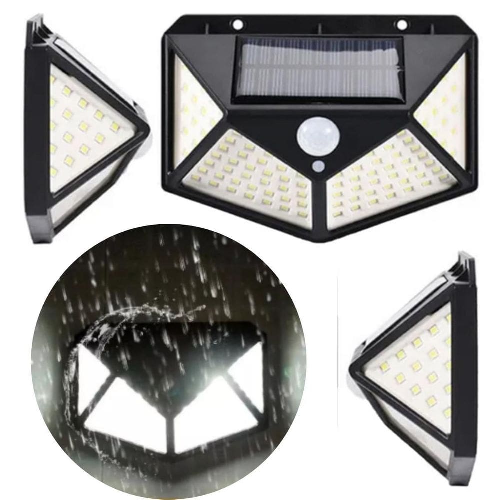 Luz Solar Externa Para Jardim Carrega Com Sol