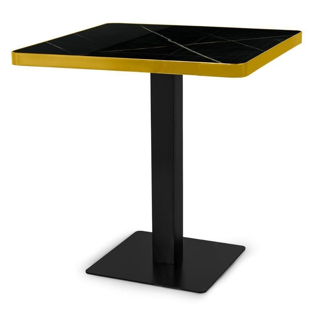 Mesa De Jantar Quadrada Venezia 70x70 - Preto