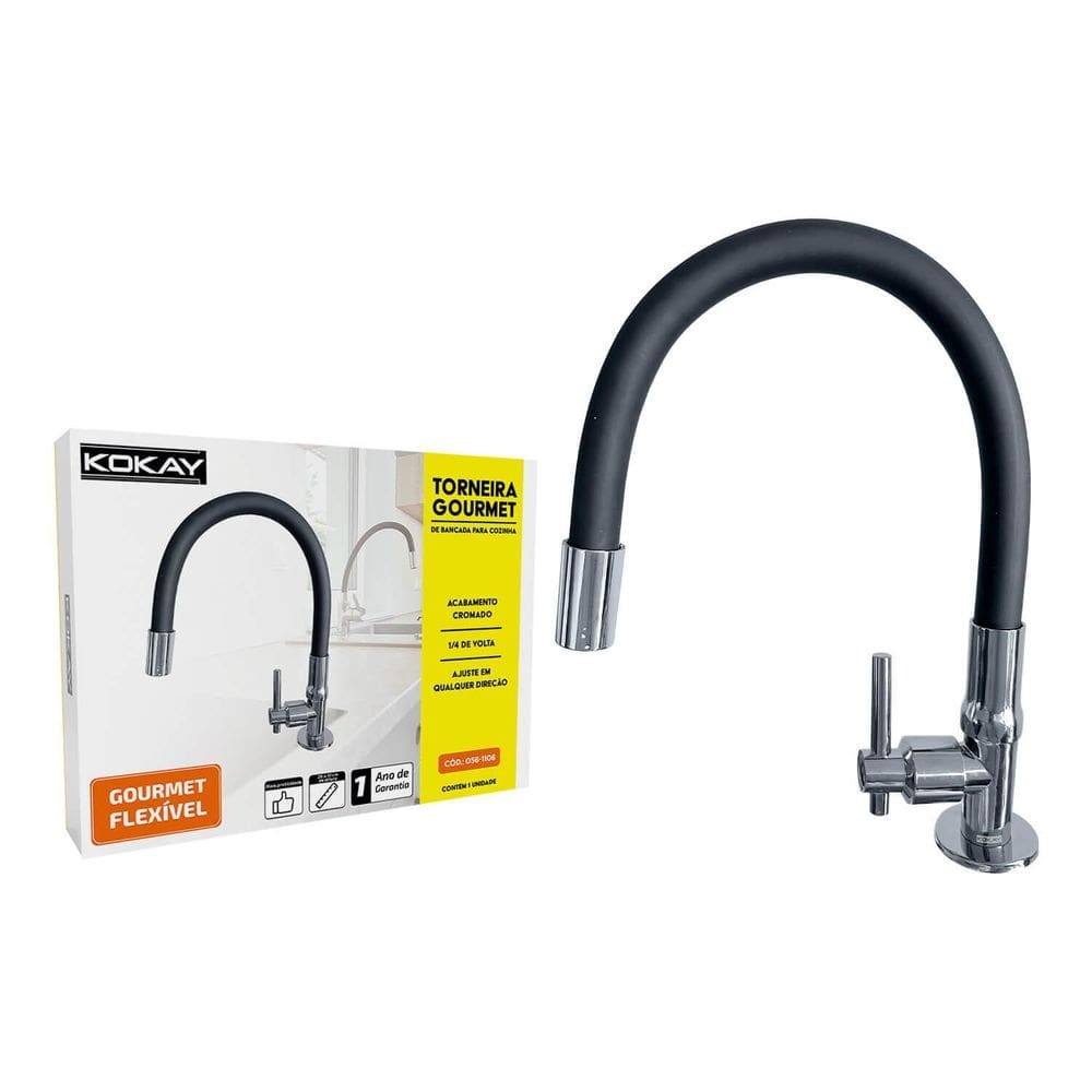 Torneira Luxo Gourmet Premium Cozinha Totalmente Flexível