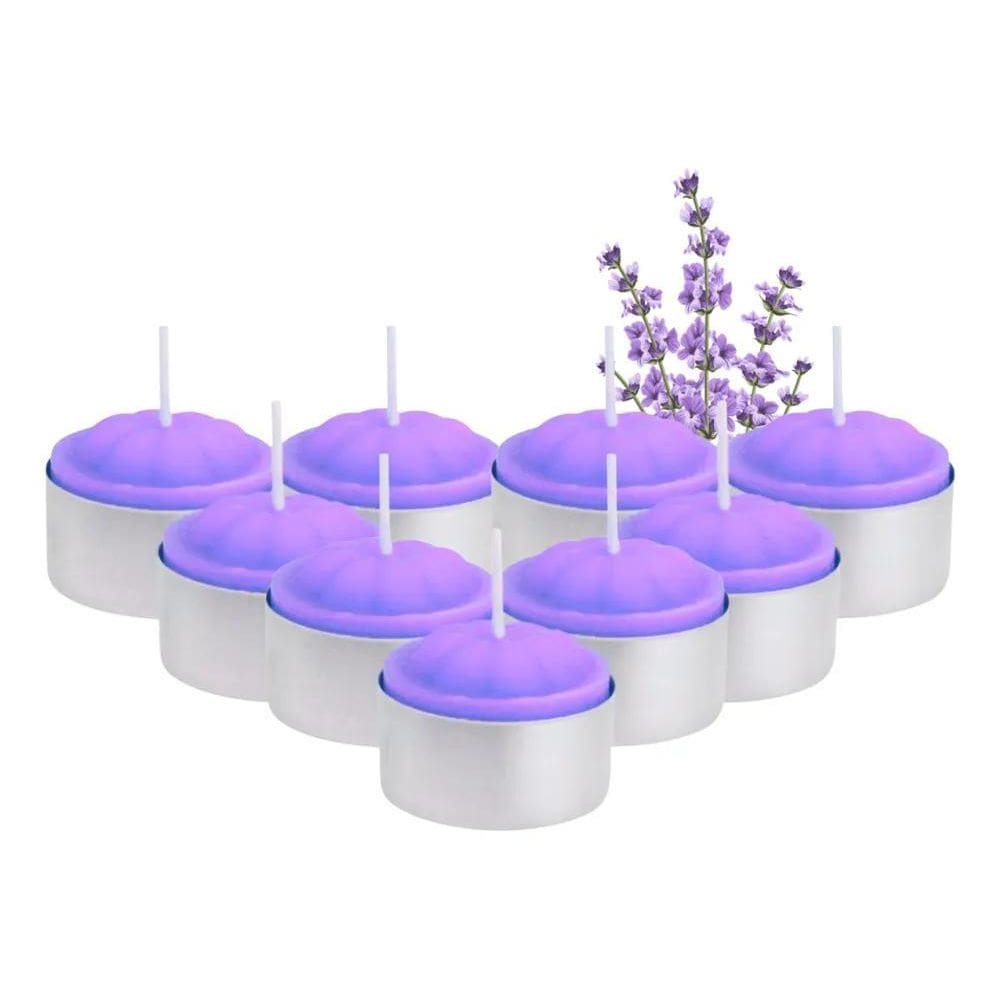 2X 12 Velas Aromaticas Romanticas Lavanda Perfumada Decorati