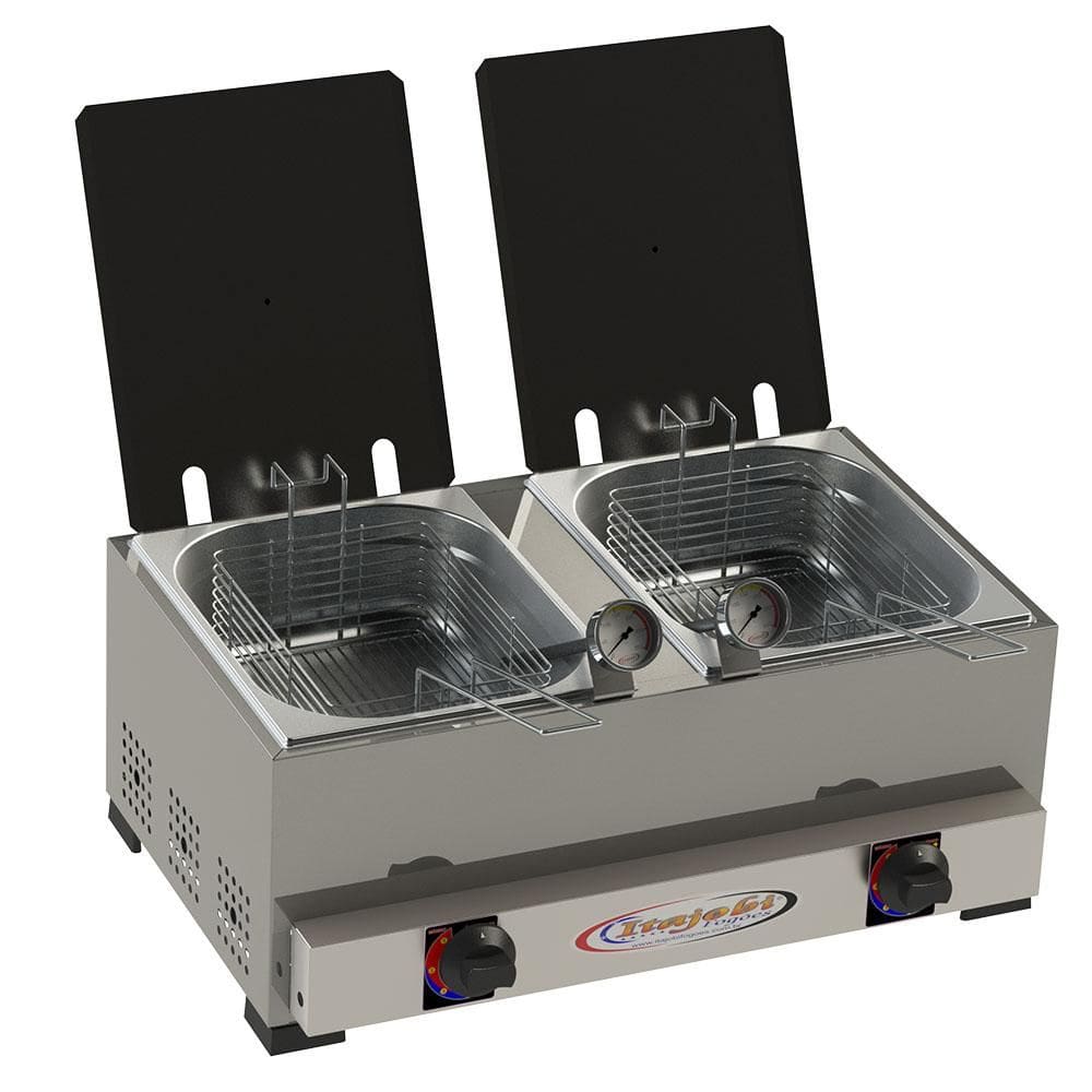 Fritadeira a Gás Itajobi 2 Cubas 5 Litros Cada