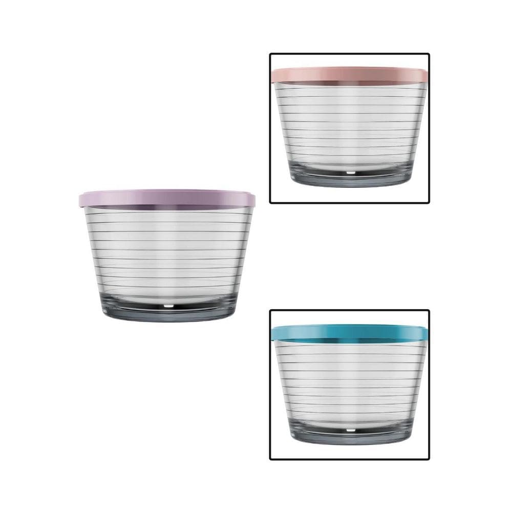 Tigela De Vidro Ginga 145Ml Com Tampa Cor