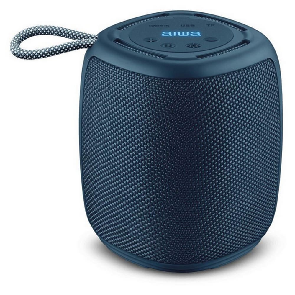 Caixa de Som Aiwa Speaker AWS-SP-03-BL Bluetooth 5.3 IPX4 15W RMS Azul