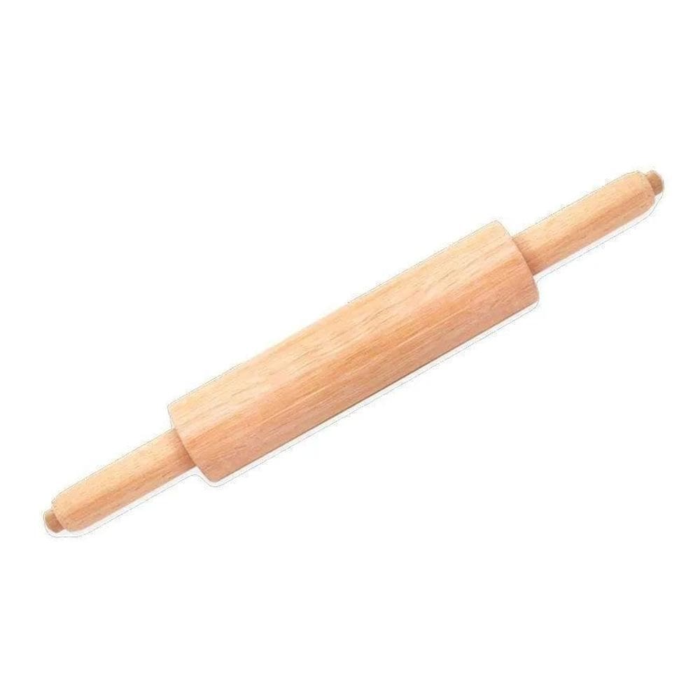 10X Rolo Para Massa Madeira Pau De Macarrão St