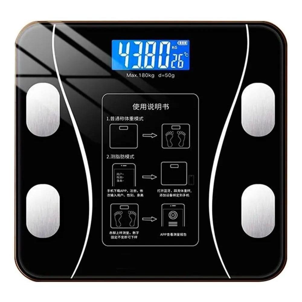 Balança Inteligente Bioimpedancia Digital Bluetooth Por App