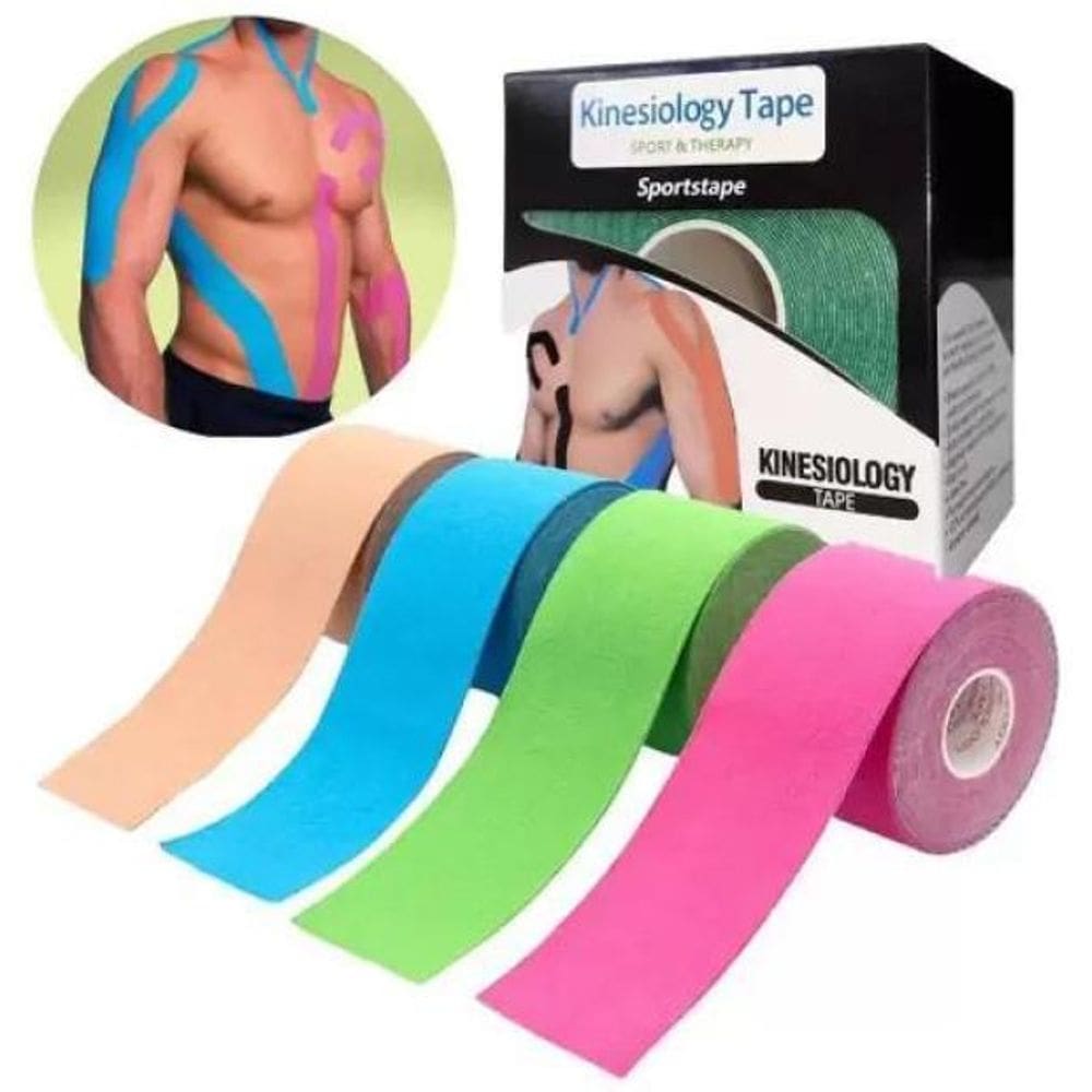 Kinesio Taping Fita Adesiva Fisioterapia Muscular Bandagem