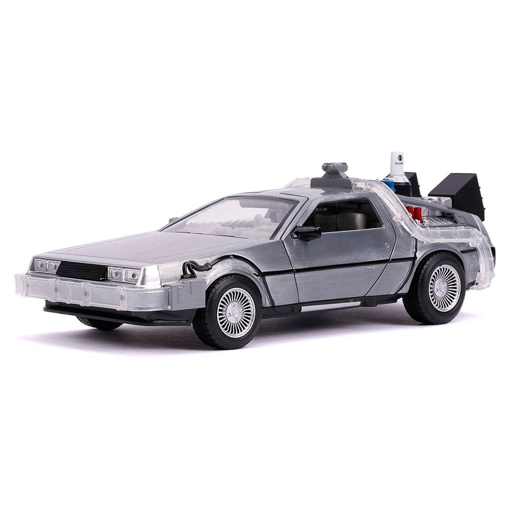 Miniatura DeLorean De Volta Para O Futuro 2 C/ Luz 1:24 Jada