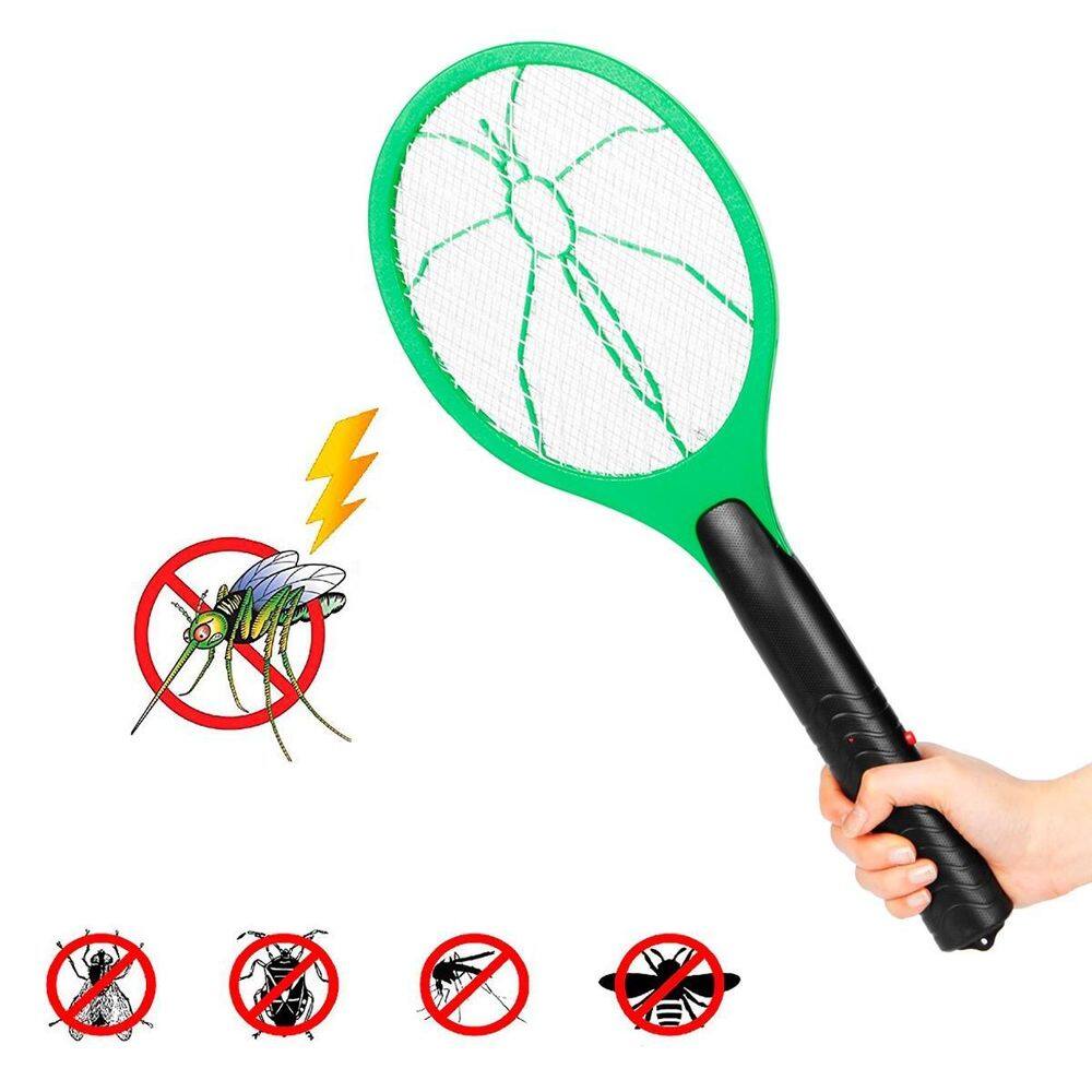 Raquete Elétrica Mata Pernilongos Mosquitos Sem Desperdício
